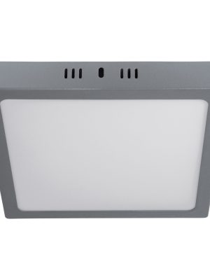 PLA-220L.jpg 47448 - Luminario LED tipo plafón 18 W, cuadrado, luz de día, gris