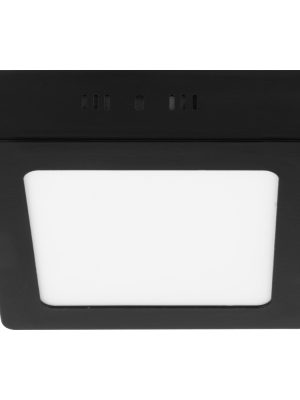 PLA-230LC2A0.jpg 47415 - Luminario LED tipo plafón 6 W, cuadrado, luz de día, negro