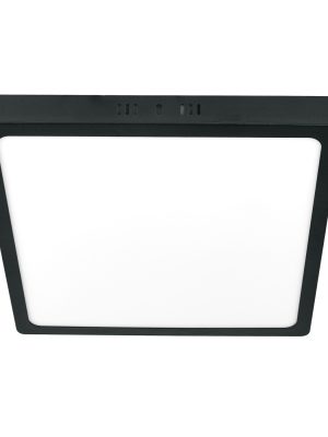 PLA-233L.jpg 47418 - Luminario LED tipo plafón 24 W, cuadrado, luz de día, negro