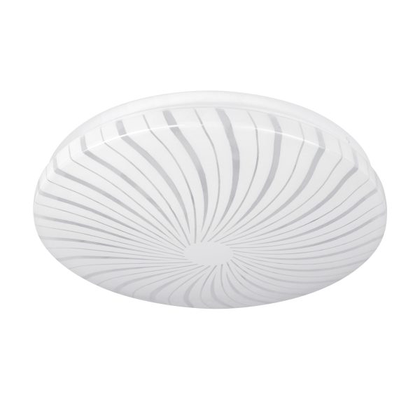 48208 - Luminario LED 8W plafón decorativo espiral luz cálida, BASIC