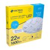 43179 - Luminario LED 22W plafón decorativo cuadros luz de día,BASIC