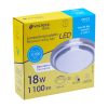 29007 - Luminario LED 18W plafón decorativo metálico, luz día, BASIC