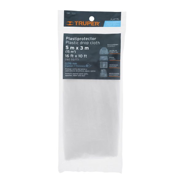 11109 - Plastiprotector 5 x 3 m, uso ligero, Truper