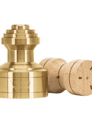 PLOM-16G.jpg 11822 - Plomada de latón 16 oz tipo Guatemala, Truper