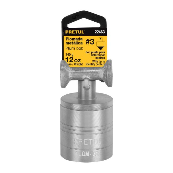 PLOM-3ZE1.jpg 22463 - Plomada metálica de 340 g con centro, Pretul