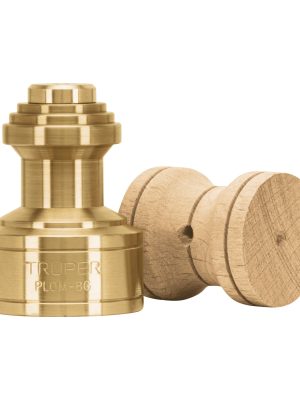 PLOM-8G.jpg 11820 - Plomada de latón 8 oz tipo Guatemala, Truper