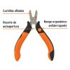 17367 - Mini pinza de corte diagonal 4' mango Comfort Grip, Truper
