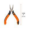 17366 - Mini pinza de punta y corte 5' mango Comfort Grip, Truper