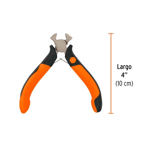 17368 - Mini pinza tipo tenaza 4' mango Comfort Grip, Truper