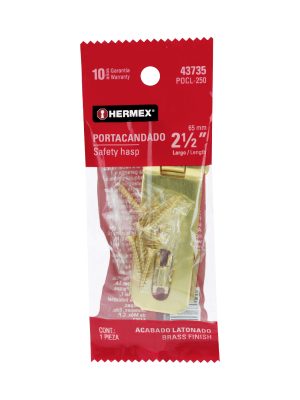 POCL-250E1.jpg 43735 - Portacandado de acero latonado 2-1/2', HERMEX