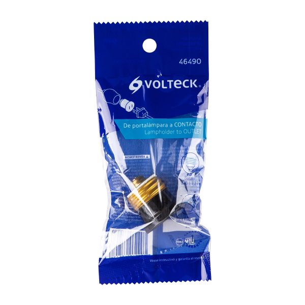 46490 - Adaptador de portalámpara a contacto, Volteck