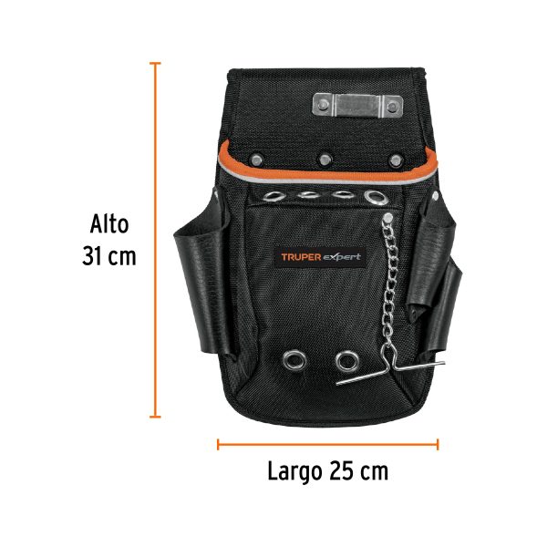 101802 - Porta herramientas de poliéster, 10 compartimentos, Expert