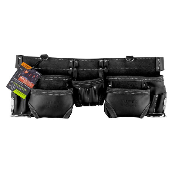 101786 - Porta herramientas de carnaza, 15 compartimentos, Expert