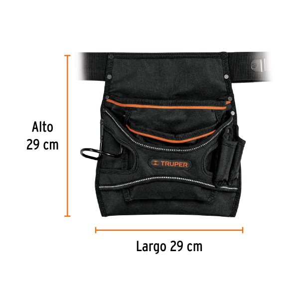 15313 - Porta herramientas de poliéster, 13 compartimentos, Truper