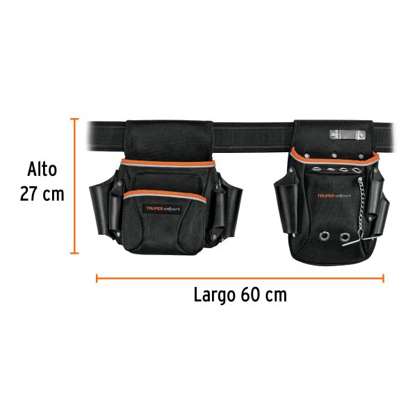 101801 - Porta herramientas de poliéster, 16 compartimentos, Expert