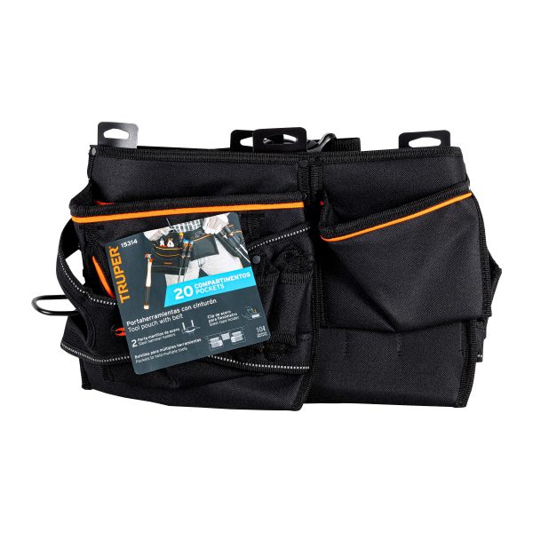 15314 - Porta herramientas de poliéster, 20 compartimentos, Truper