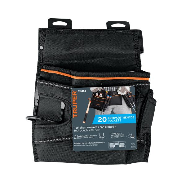 101665 - Porta herramientas de poliéster, 5 compartimentos, Truper