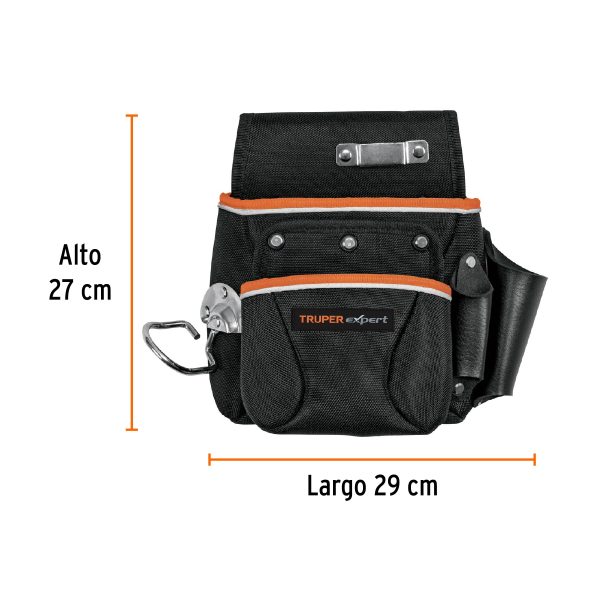 101803 - Porta herramientas de poliéster, 6 compartimentos, Expert