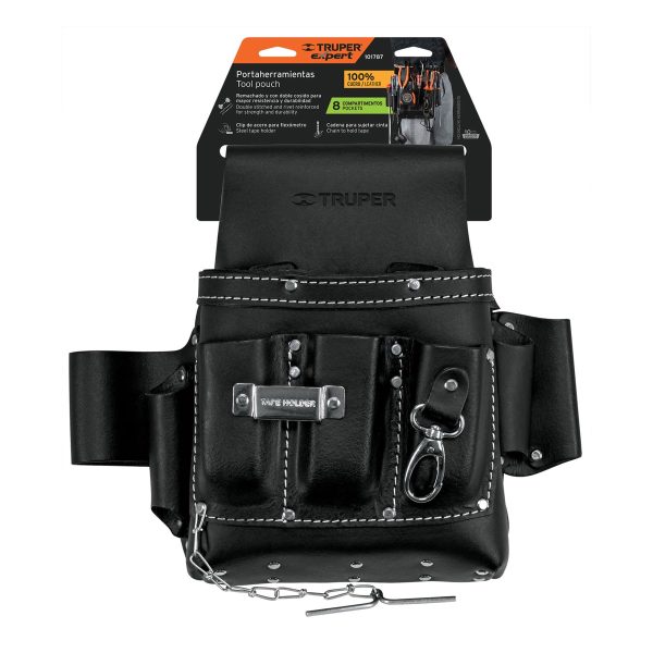 101787 - Porta herramientas de carnaza, 13 compartimentos, Expert