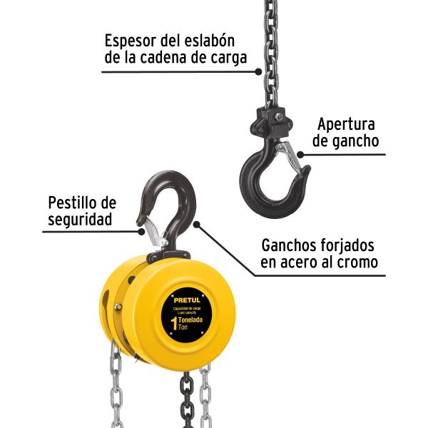 27127 - Polipasto de cadena de 1 ton, Pretul