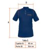 60463 - Playera polo para hombre, azul, G, Truper