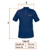 60462 - Playera polo para hombre, azul, EG, Truper