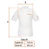 60455 - Playera polo para hombre, blanca, CH, Truper