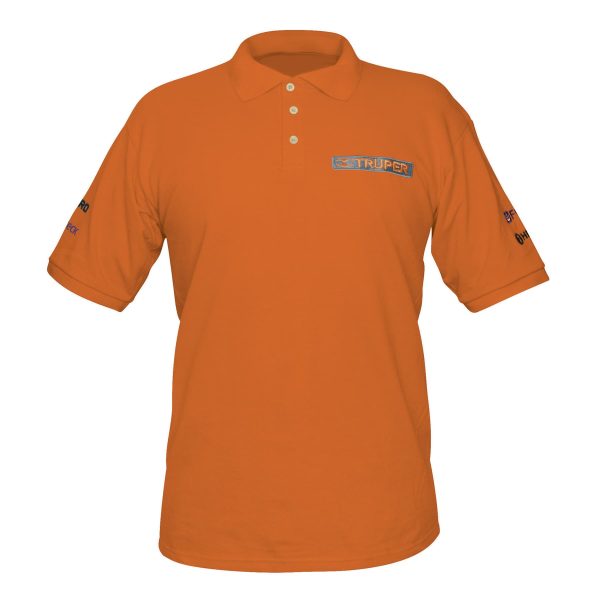 60460 - Playera polo para hombre, naranja, CH, Truper