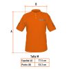 60459 - Playera polo para hombre, naranja, M, Truper