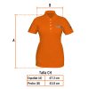 60471 - Playera polo para mujer, naranja, CH, Truper