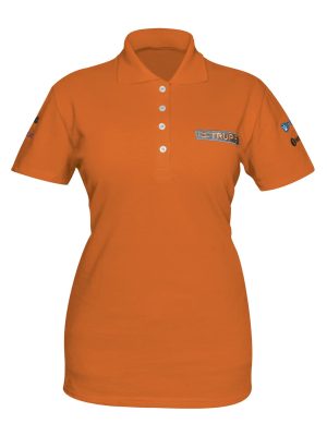 60469 - Playera polo para mujer, naranja, G, Truper