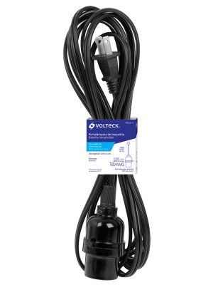 47142 - Portalámparas con cable de 4 m, VOLTECK