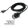 47142 - Portalámparas con cable de 4 m, VOLTECK