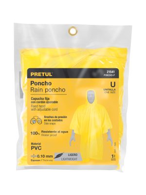 21541 - Poncho o capamanga ligero de PVC, Pretul