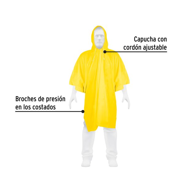 21541 - Poncho o capamanga ligero de PVC, Pretul