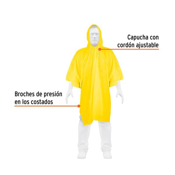 14412 - Poncho o capamanga de PVC, Truper