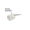 46528 - Portalámpara de porcelana, sencillo, Volteck
