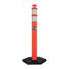 101666 - Poste delimitador de 115 cm de alto con base y reflejante