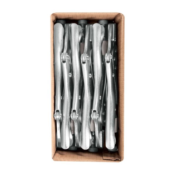 22707 - Pinza de presión 10' mordaza recta, a granel, Pretul