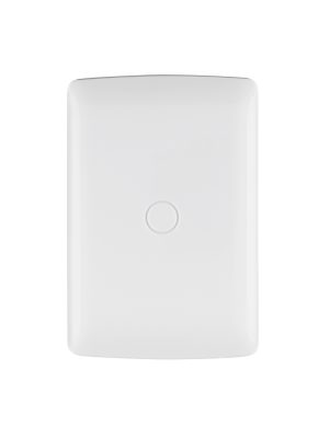 PPC-IB.jpg 46141 - Placa de ABS, ciega, línea Italiana, color blanco, Volteck