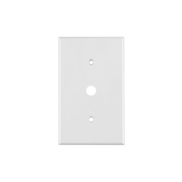 49712 - Placa de ABS para atenuador, Standard, blanco, Volteck