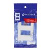 47063 - Placa 2 ventanas, 1 módulo, línea Española, color blanco