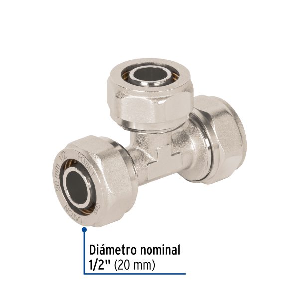 45928 - Tee para PEALPE, 1/2', Foset