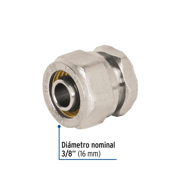 45938 - Tapón para PE-AL-PE, 3/8', Foset