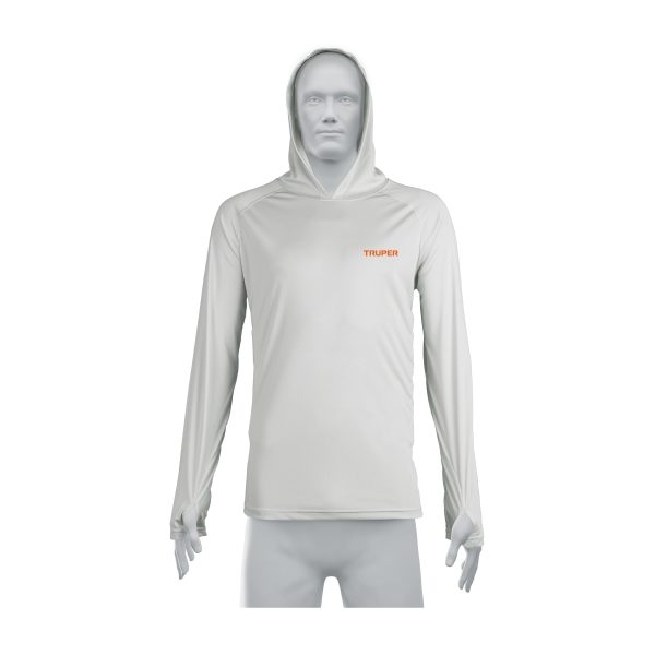 103978 - Playera protección solar,m. larga, c/gorro,hombre,G, TRUPER