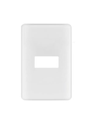 PPSE-B.jpg 27222 - Placa 1 módulo de ABS, blanca, Volteck Basic
