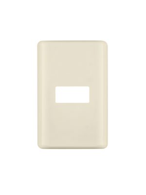 PPSE-BI.jpg 27231 - Placa 1 módulo, marfil, línea Volteck Basic