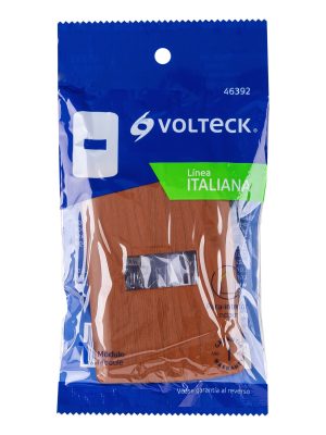 PPSE-IME1.jpg 46392 - Placa 1 módulo de ABS, línea Italiana, acabado madera