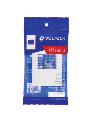 47044 - Placa 1 ventana, 1.5 módulos, línea Española, color blanco