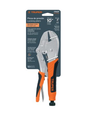 PPT-10RXE1.jpg 17437 - Pinza de presión 10' mordaza recta mango de vinil, Truper